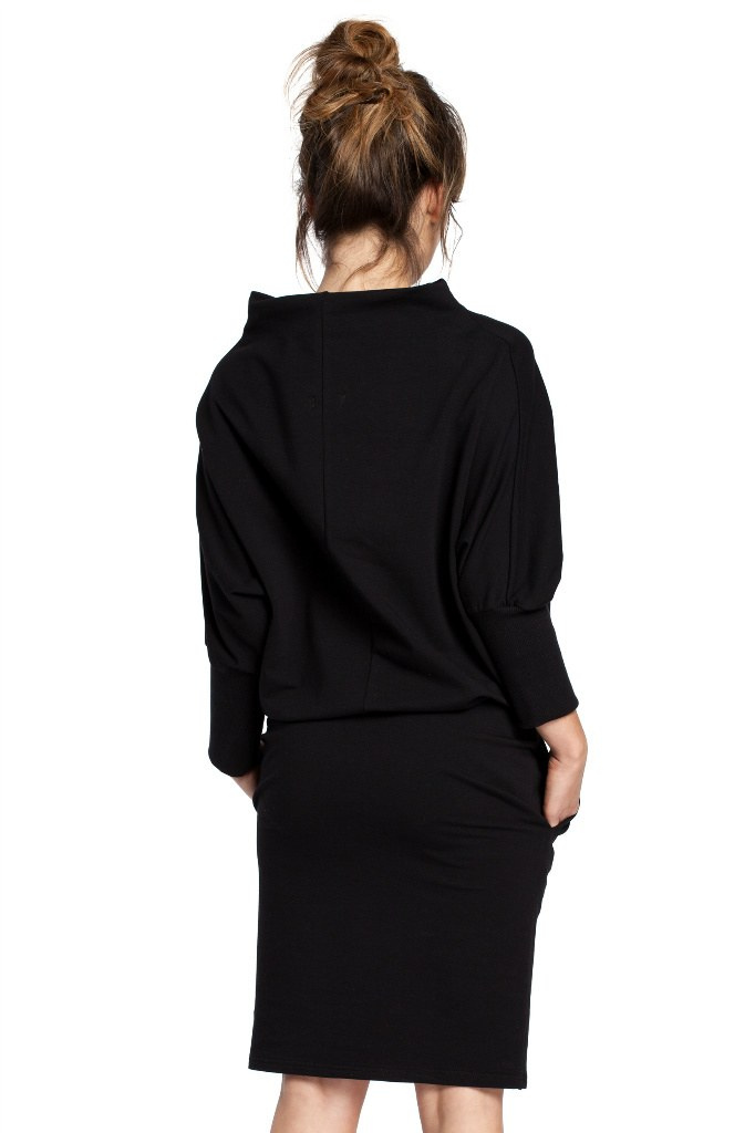 Sukienka midi - czarna